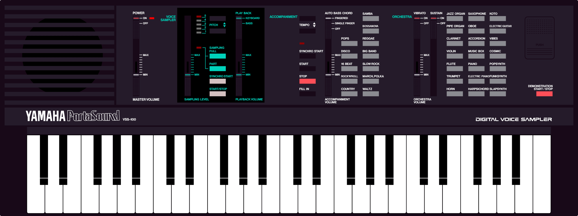 Yamaha VSS100 digital voice sampler