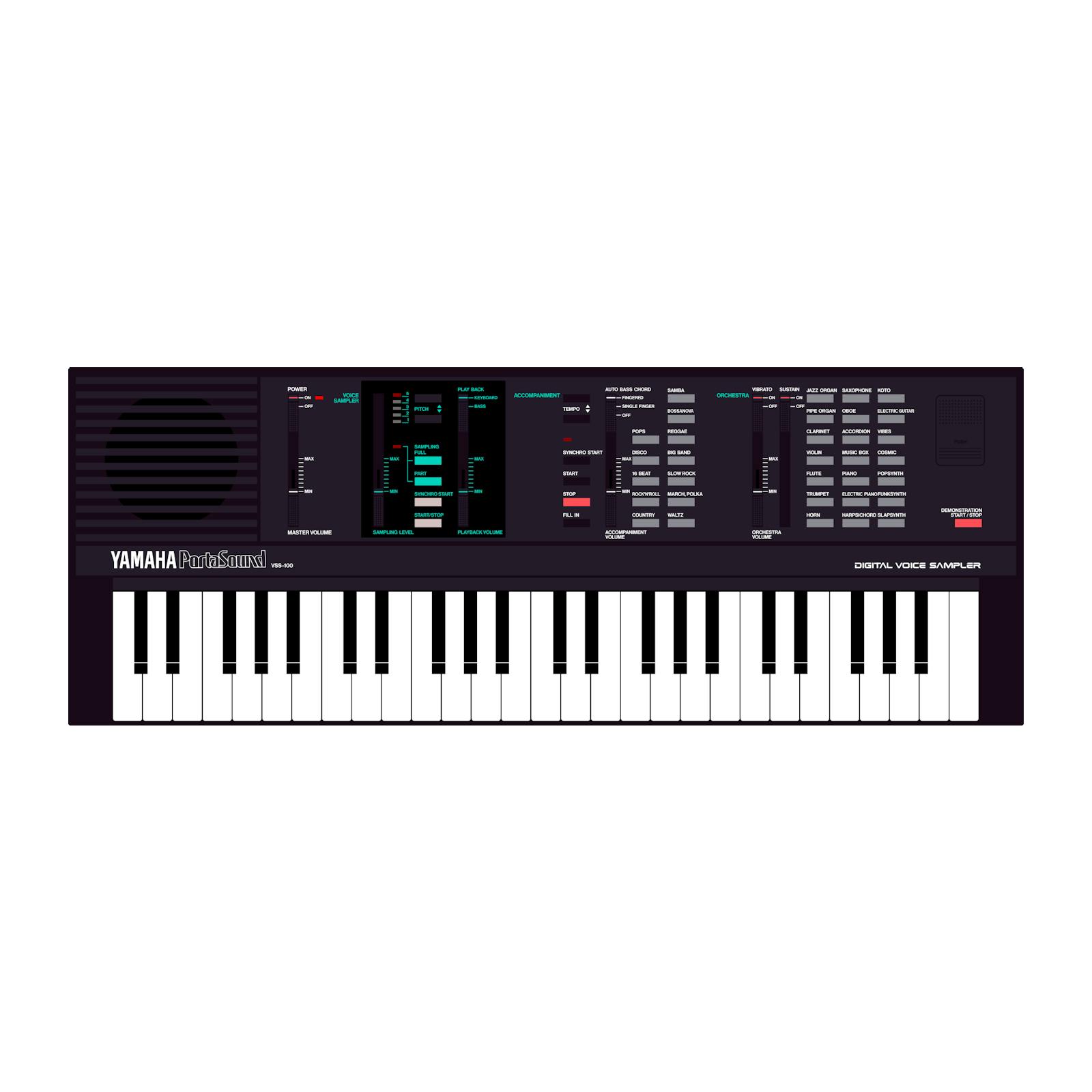 Yamaha VSS100 | Portasound | Yamaha black boxes online archive