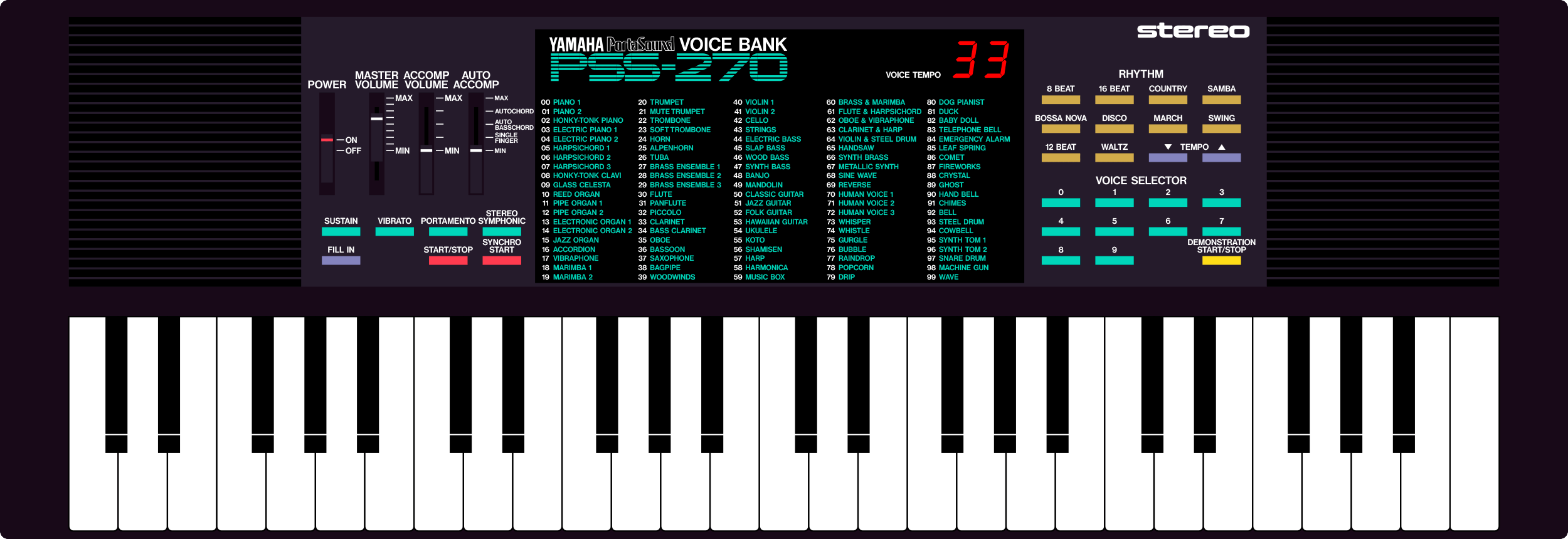 yamaha pss 270 price