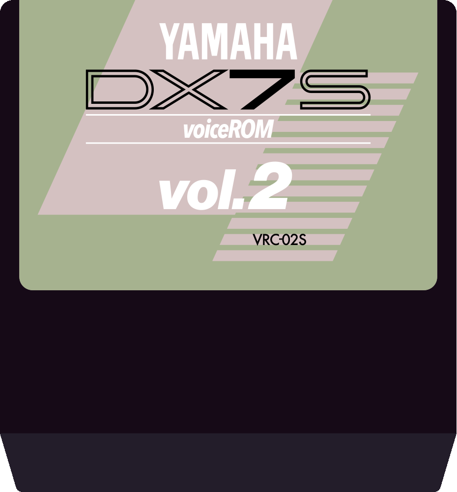 Yamaha DX7S voice ROM VRC 02S