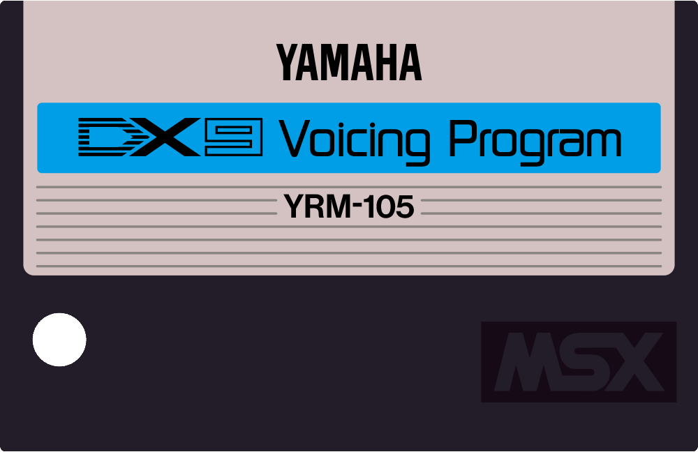 Yamaha YRM105 YRM14 MSX cartridge