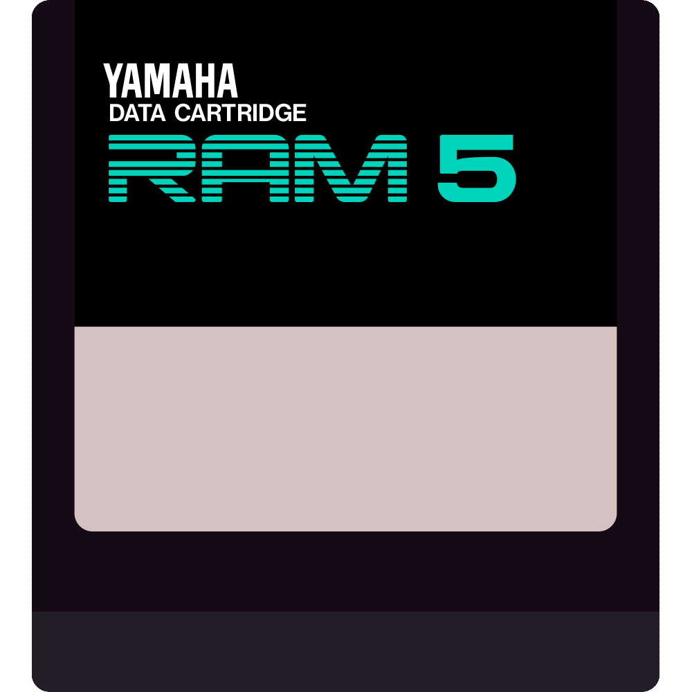 Yamaha RAM5 RAM4 DX7II RX5 cartridge