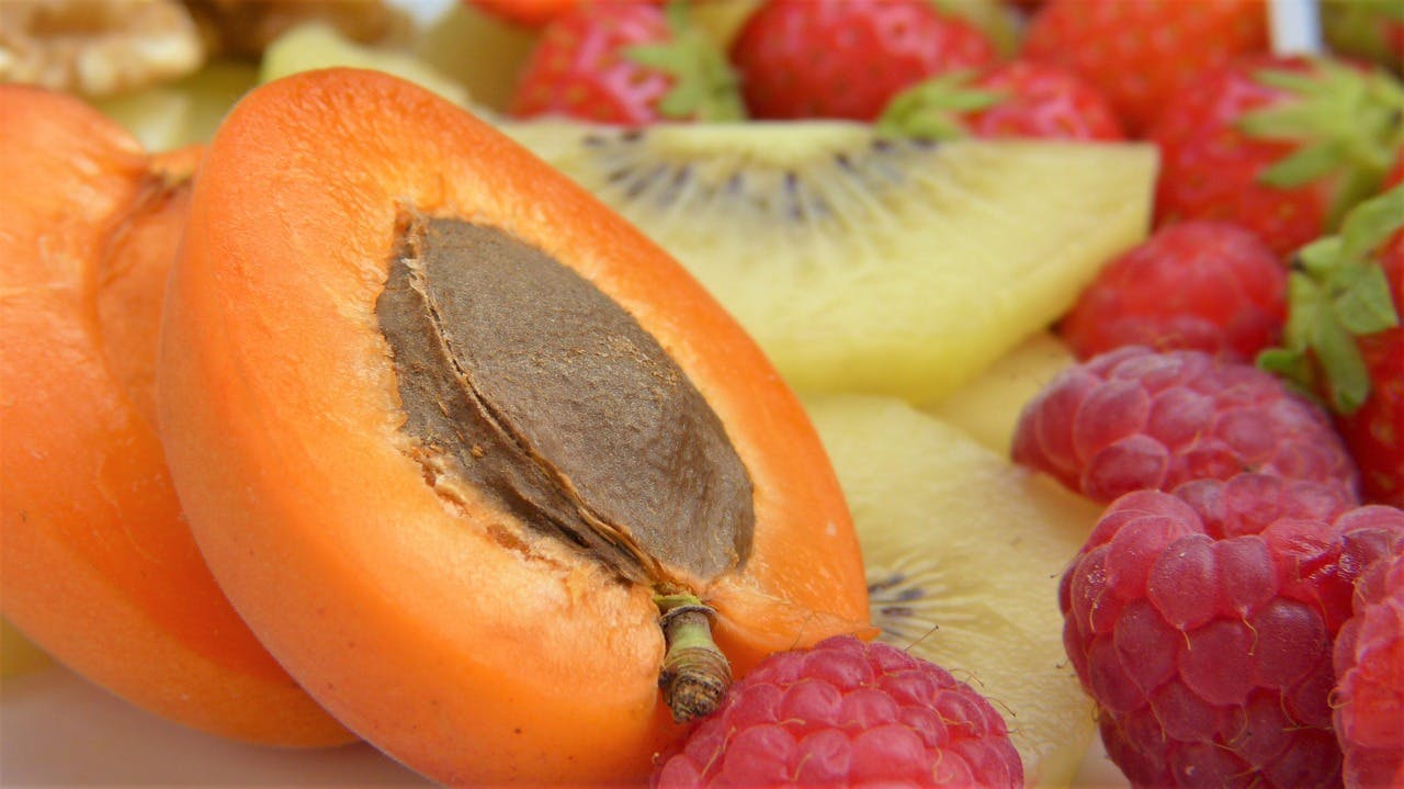 Bucket of fruit