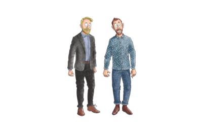 Illustration of Mark & Lachy