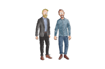 Illustration of Mark & Lachy