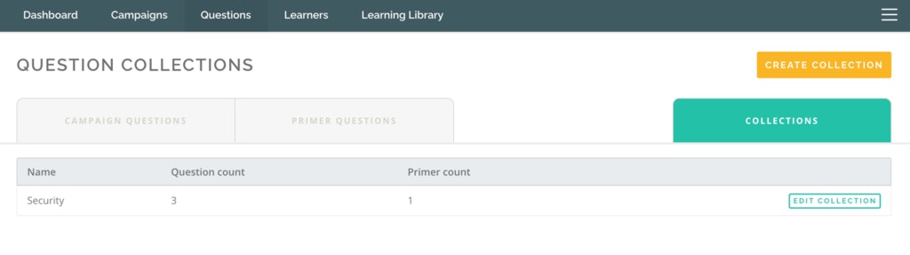 Question collections