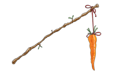 Dangling carrot