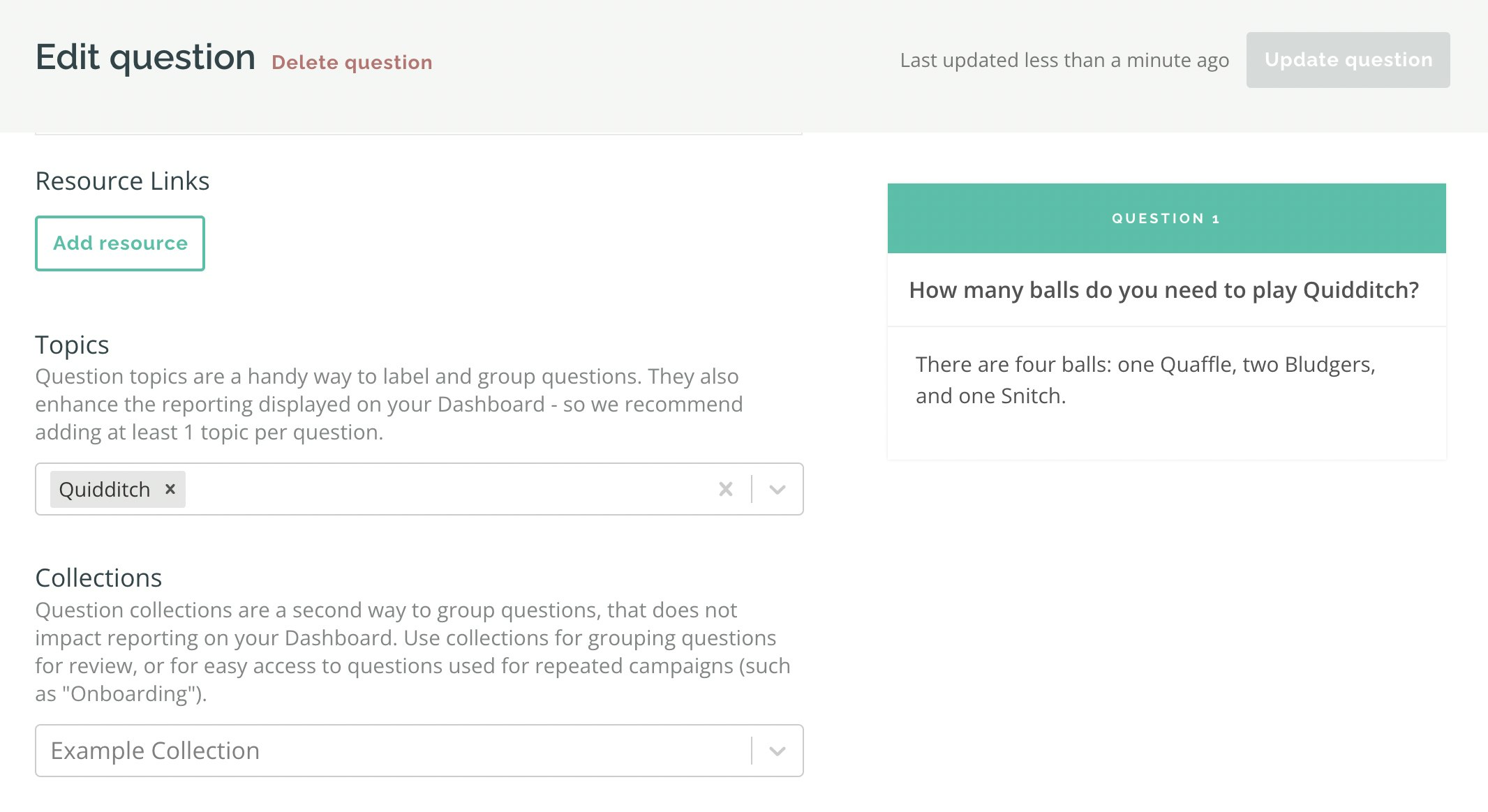Topics & Collections