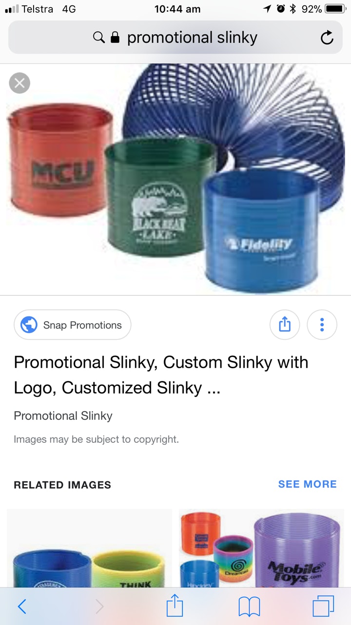 Search results for promotional slinkies
