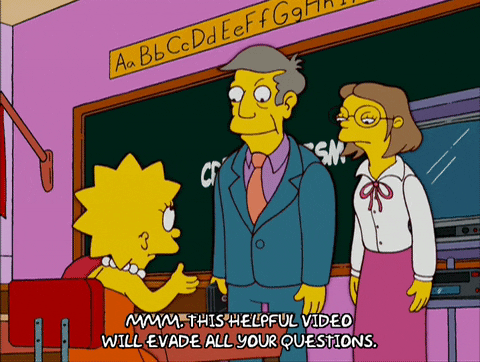 Lisa Simpson in school