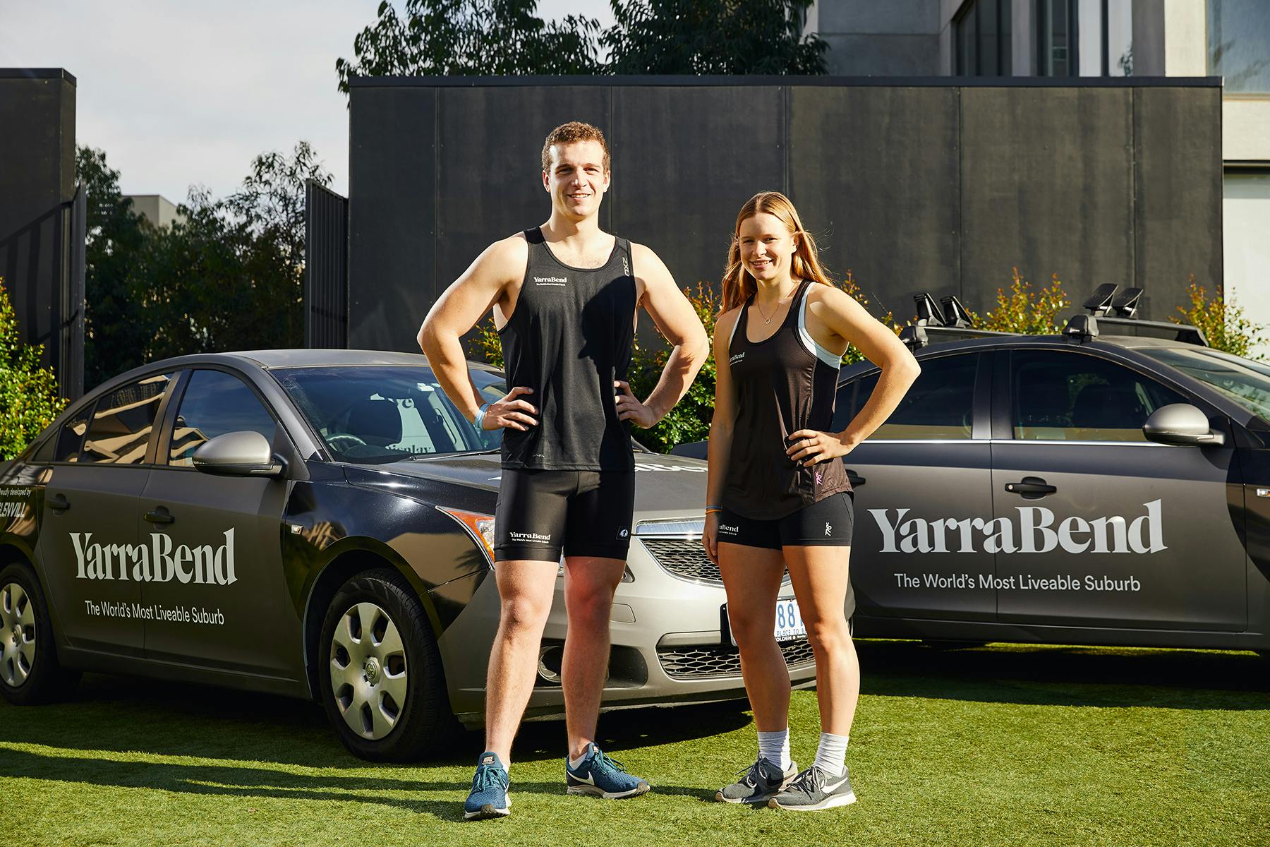 YarraBend's newest ambassadors – Hannah Scott and Logan Dutton 