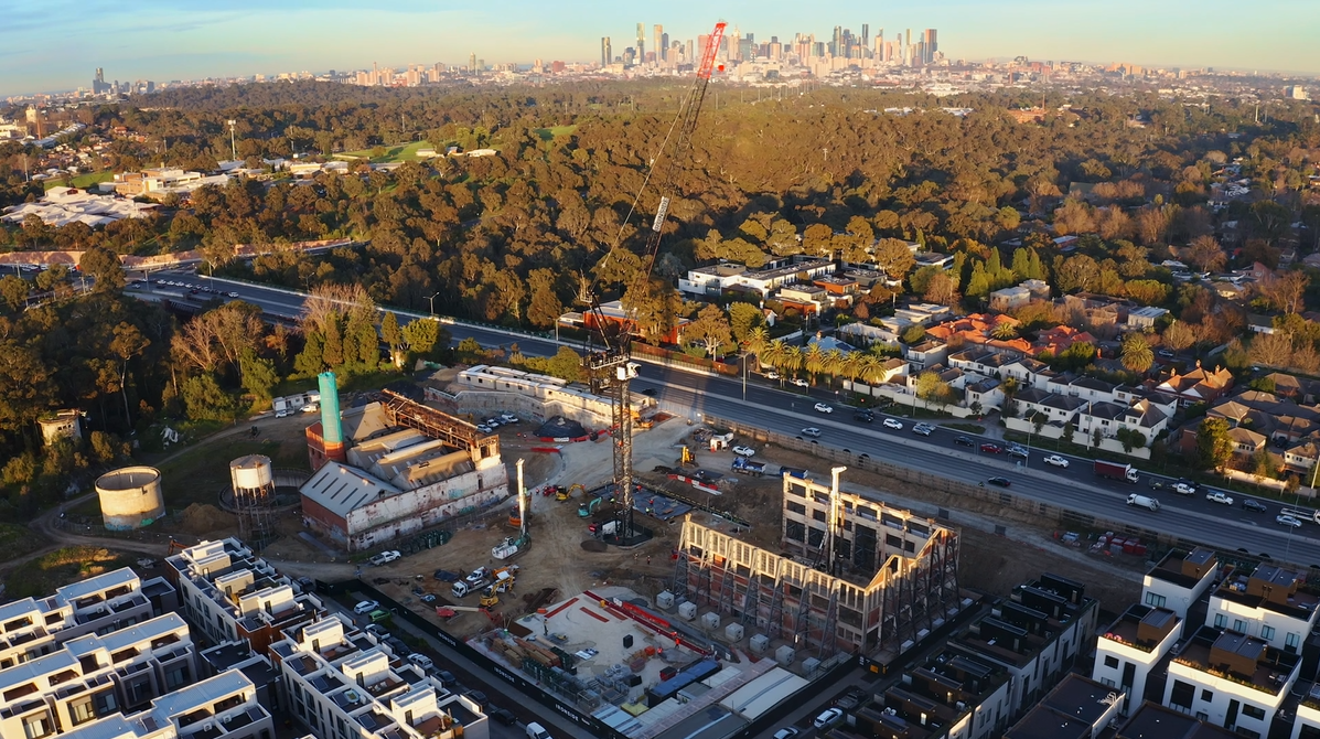 Progress on the Fourdrinier House & Tambour Townhouse sites