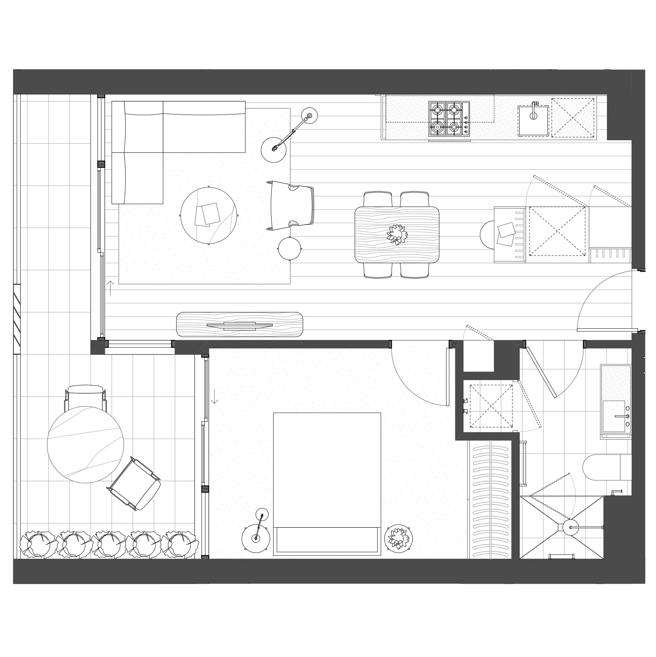 1 Bedroom, 1 Bathroom, 1 Carpark