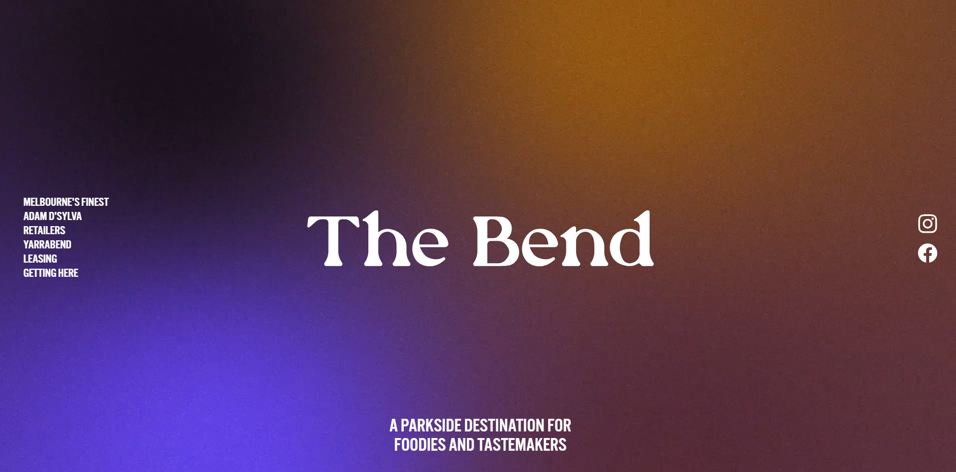 The Bend's brand new website
