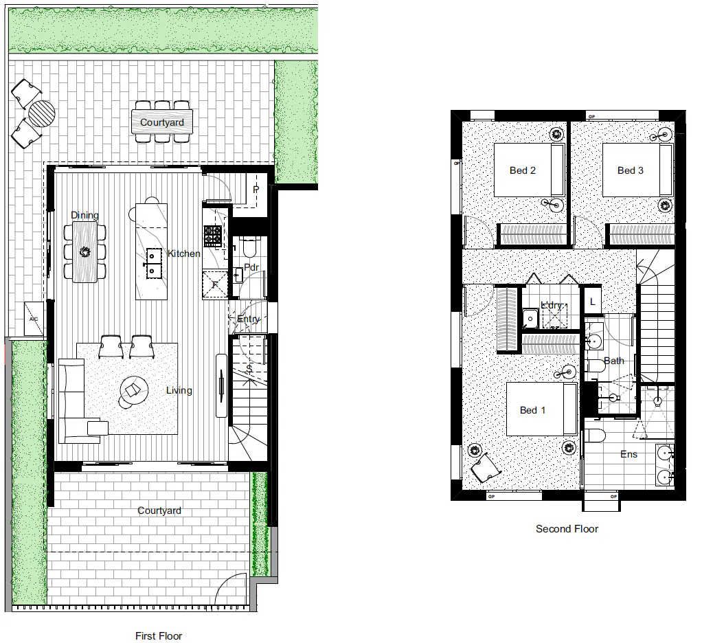 3 Bedroom, 3 Bathroom