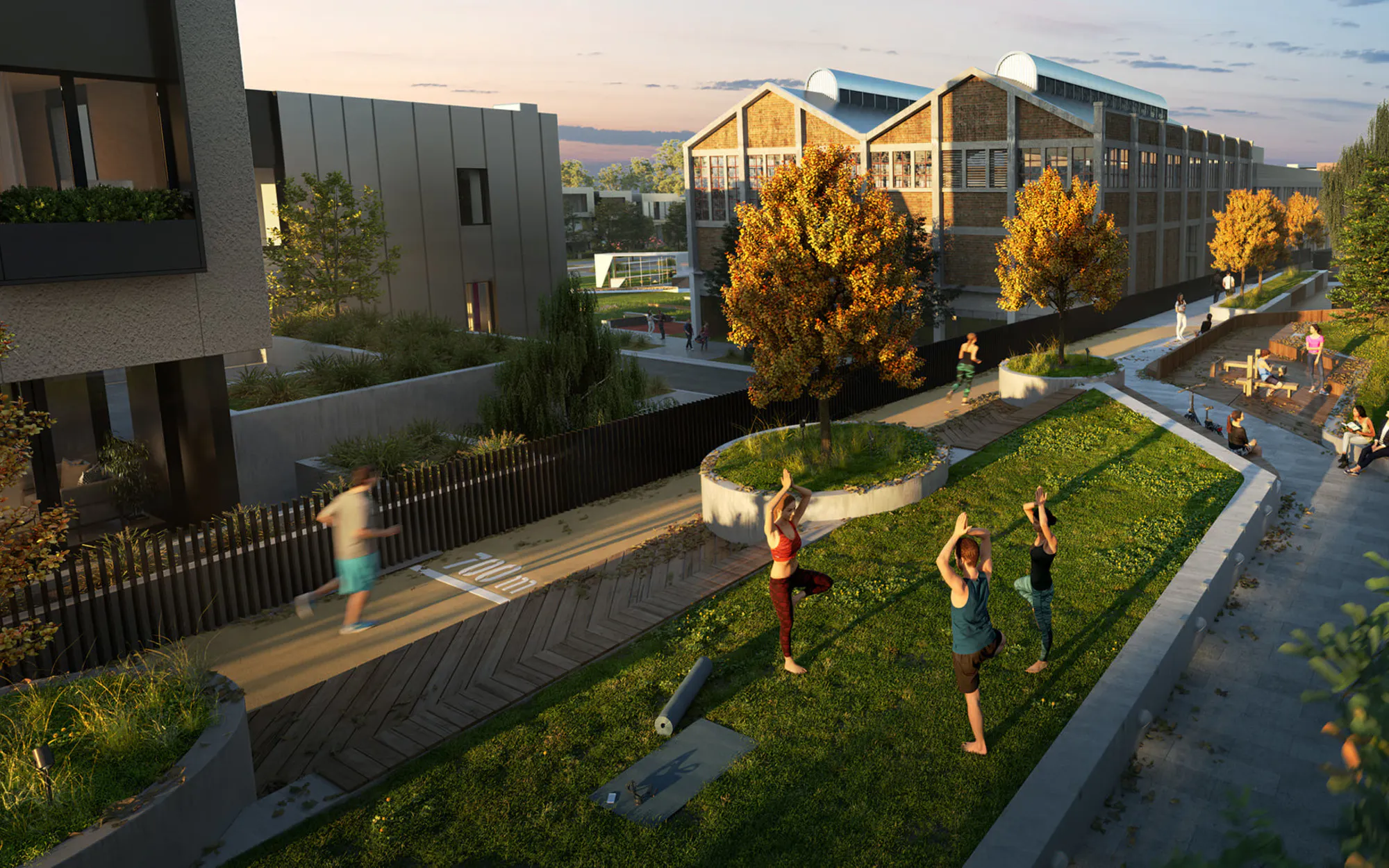 Street Exercise | YarraBend: Off the Plan Townhouses, Apartments & Property Melbourne