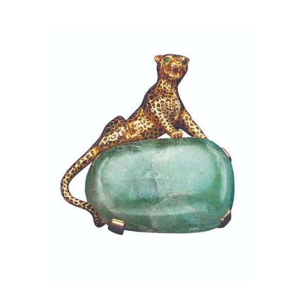 Panthère猎豹胸针,卡地亚巴黎, 1948年