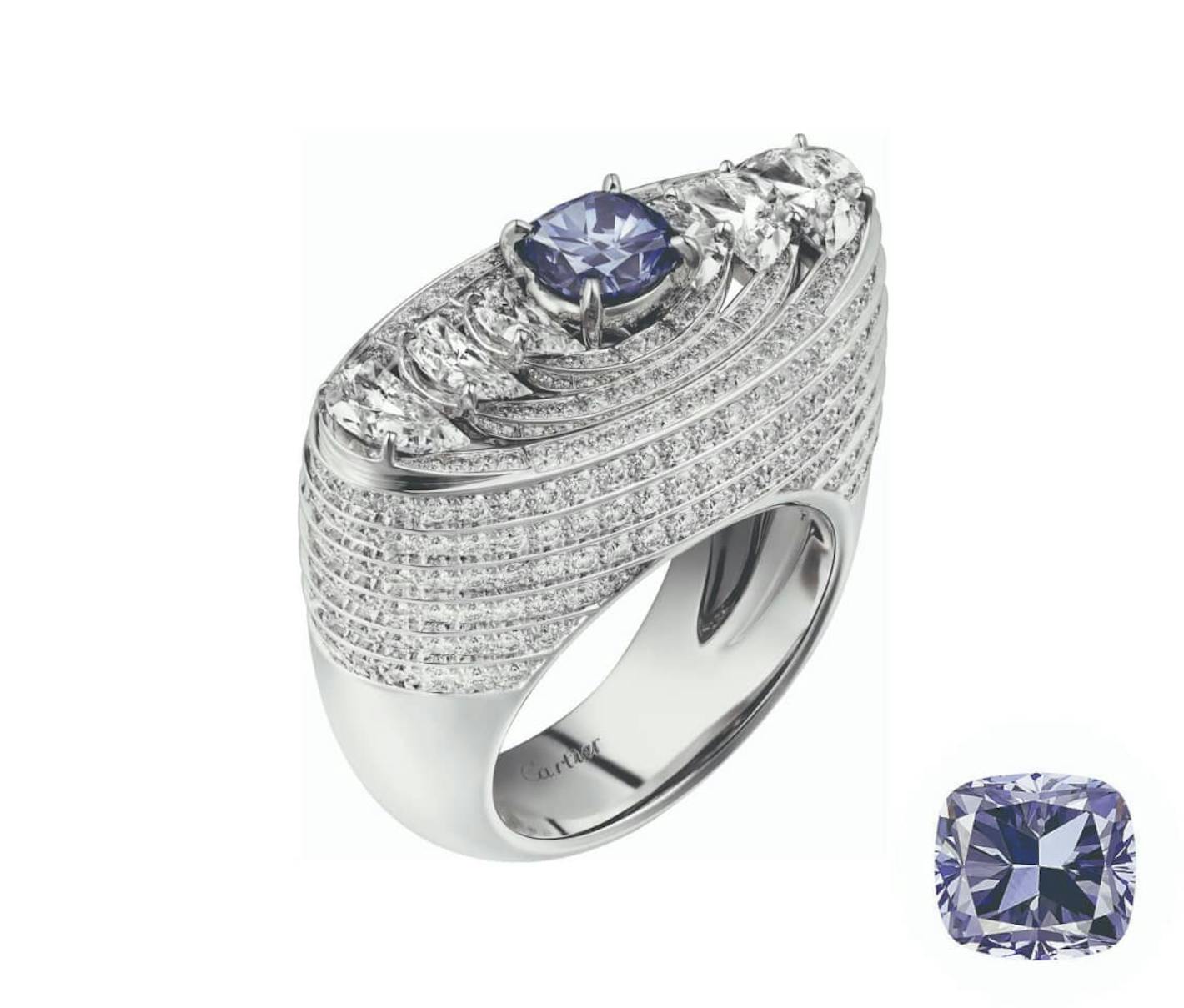 Ondule戒指, Le Voyage Recommencé 高级珠宝系列