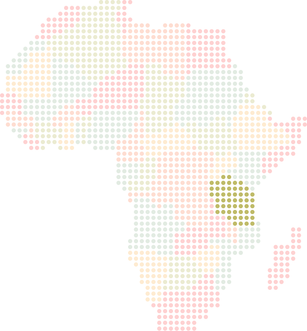 Yellow Card | Tanzania location on the map of Africa.