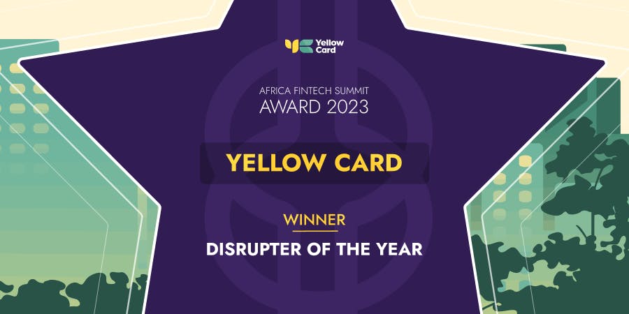Yellow Card Honoured as Disruptor of the Year