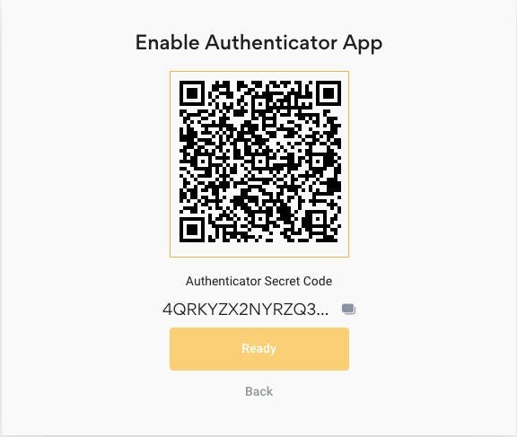 enable 2fa on your account