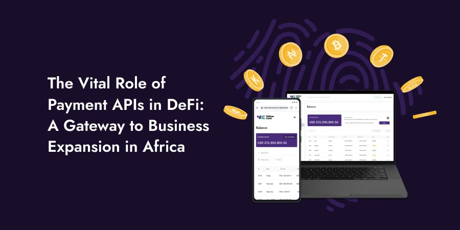 The Vital Role of Payment APIs in DeFi: A Gateway to Business Expansion in Africa