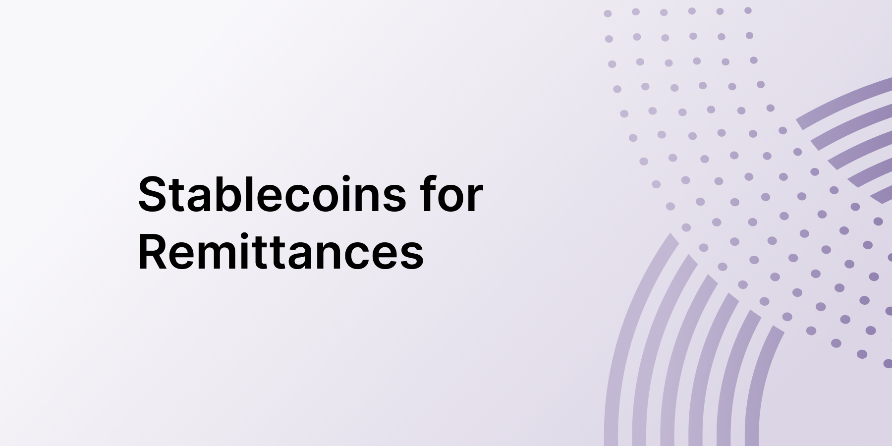 Stablecoins for remittances