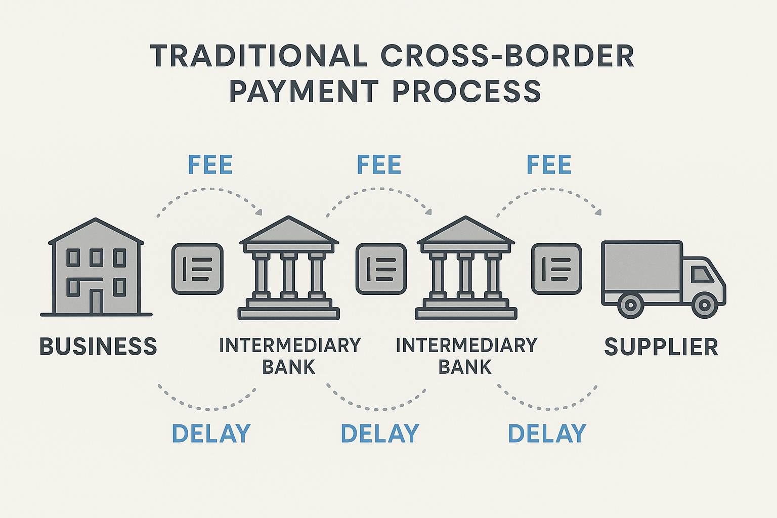 The Traditional Cross-Border Payment Chain