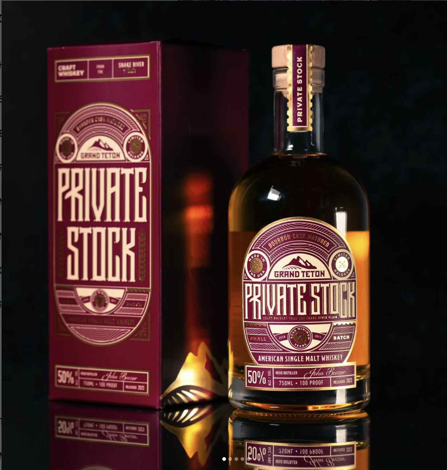 Picture of a bottle of Private Stock Liquor by Grand Teton Distillery