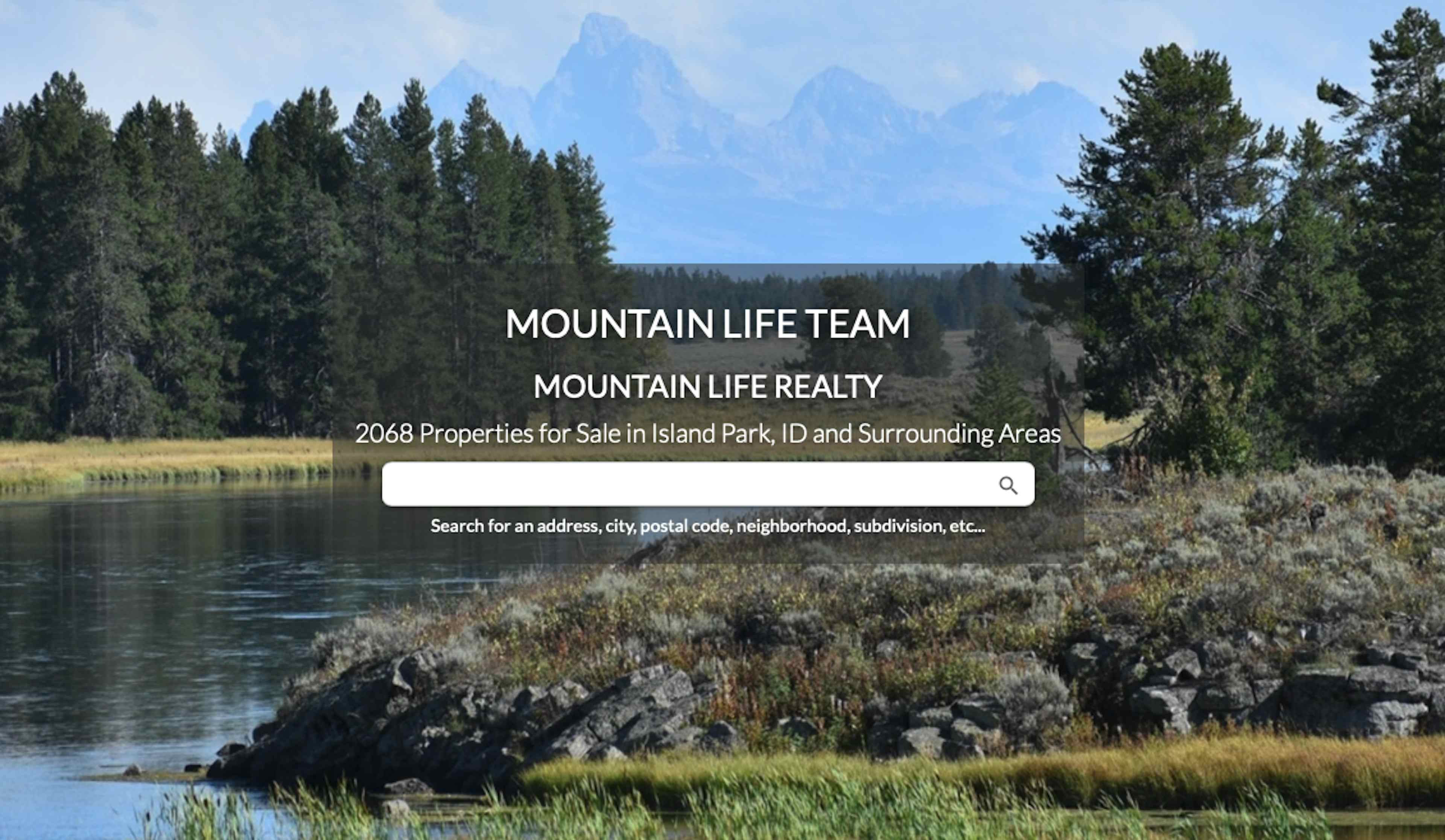 Mountain Life Reality offers premier real estate around Eastern Idaho and within the Yellowstone Teton Territory.