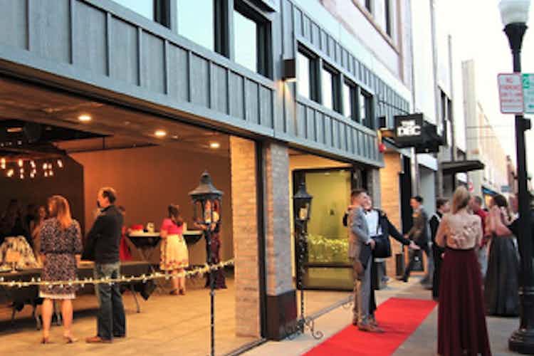 View of the outside of the Downtown Event Center