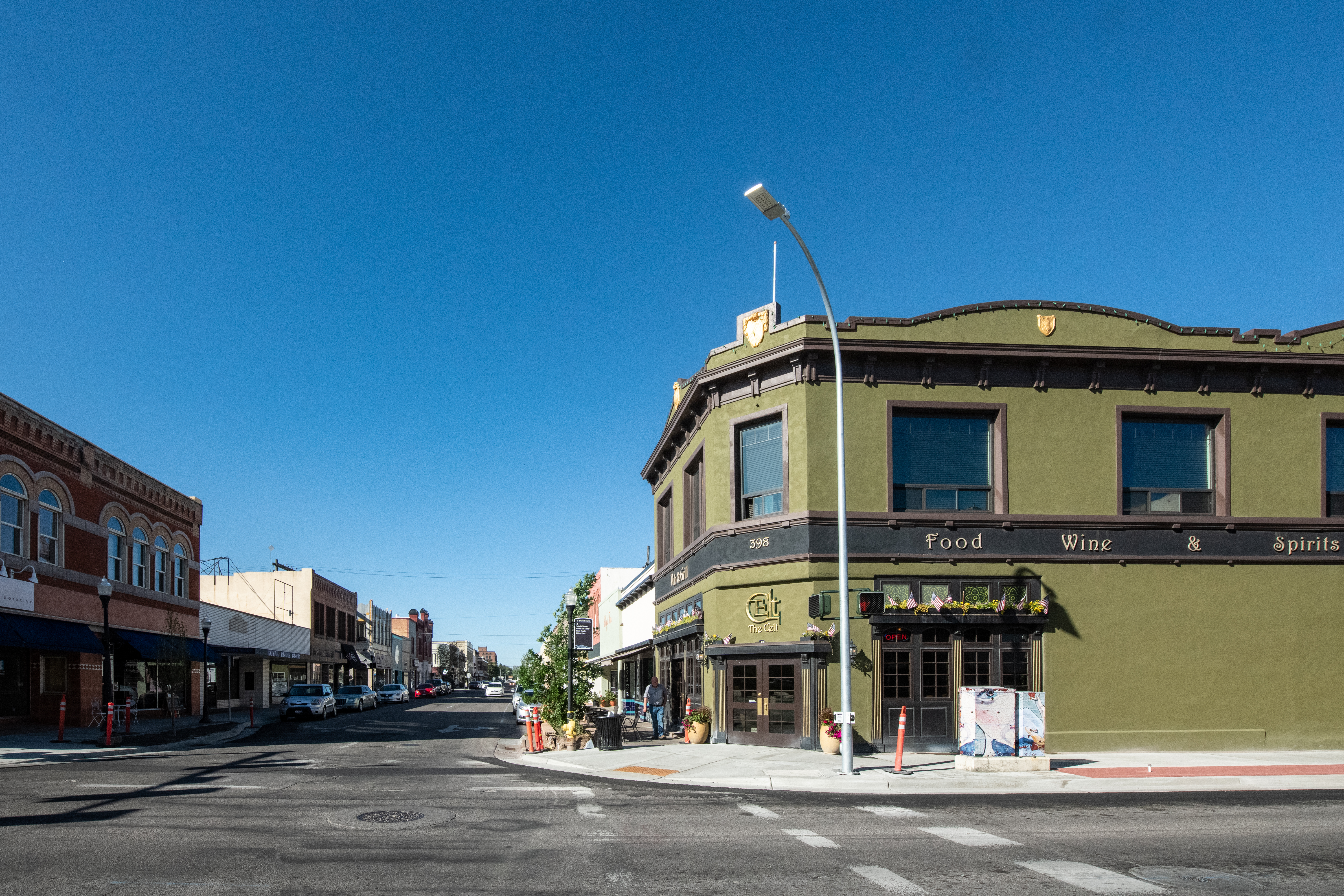 Street in Downtown Idaho Falls.