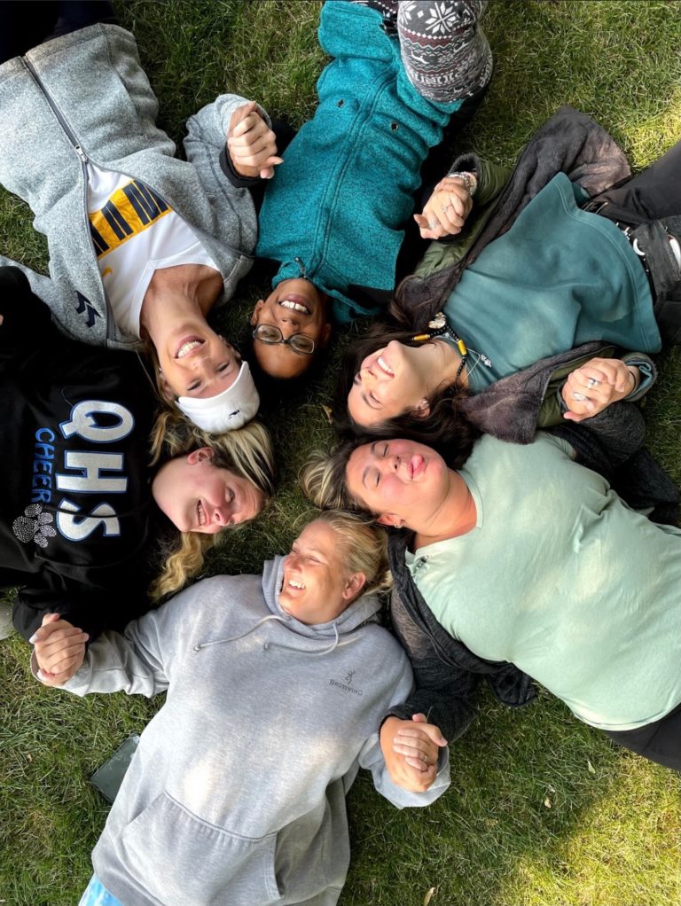 Group staying at Hansen Guest Ranch