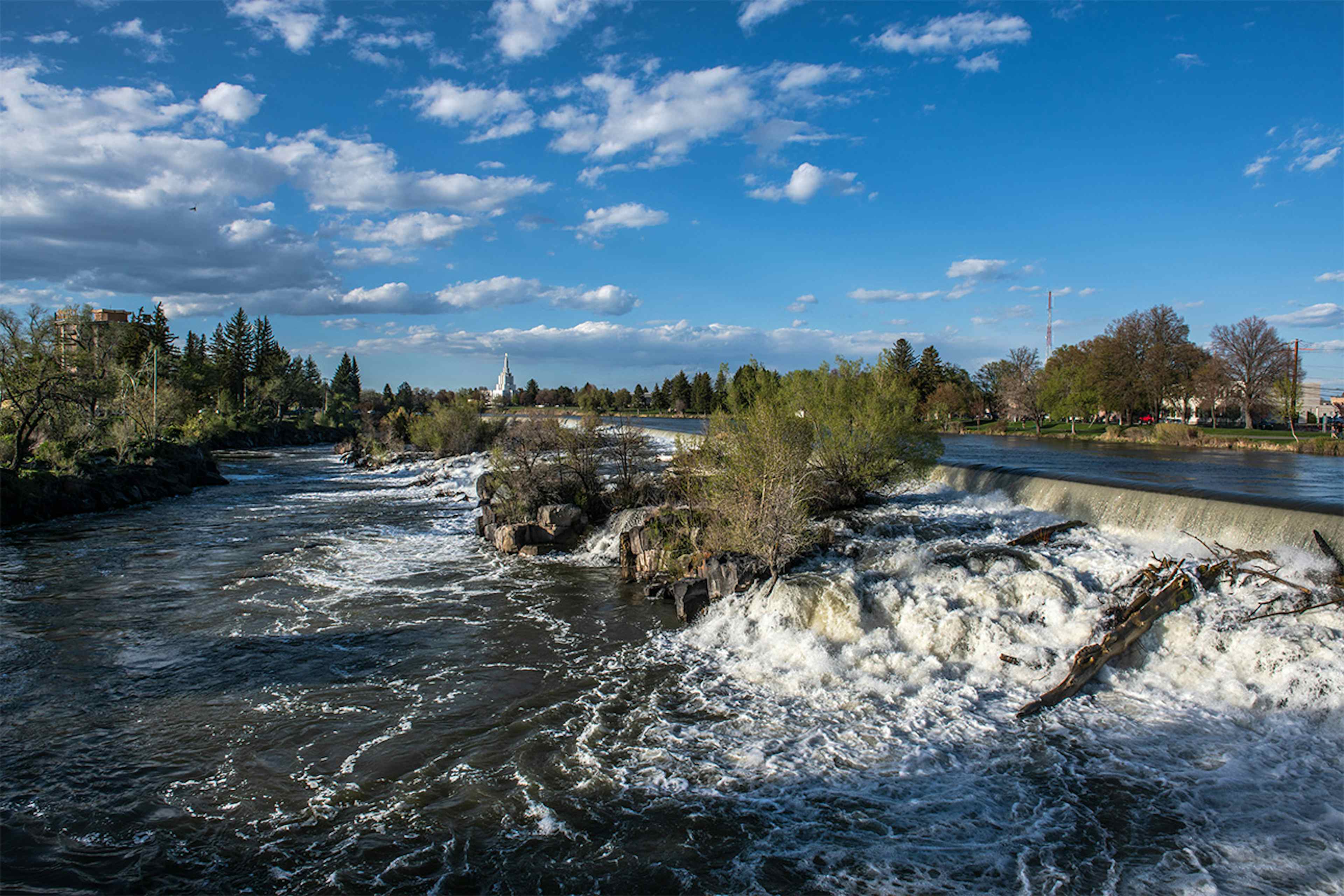 Idaho Falls falls in Eastern Idaho, a part of the Yellowstone Teton Territory.