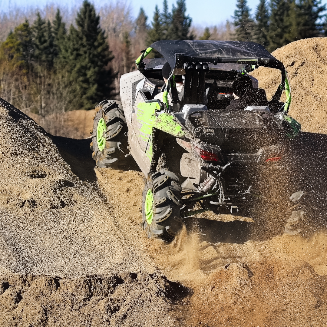 One of the many outdoor vehicles offered by BoonDocker, located in Idaho Falls of the Yellowstone Teton Territory.