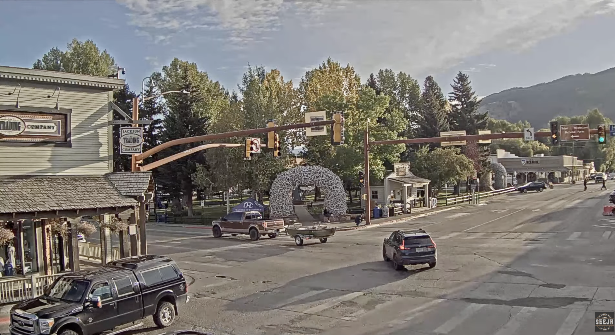 Jackson Hole Town Square Webcam