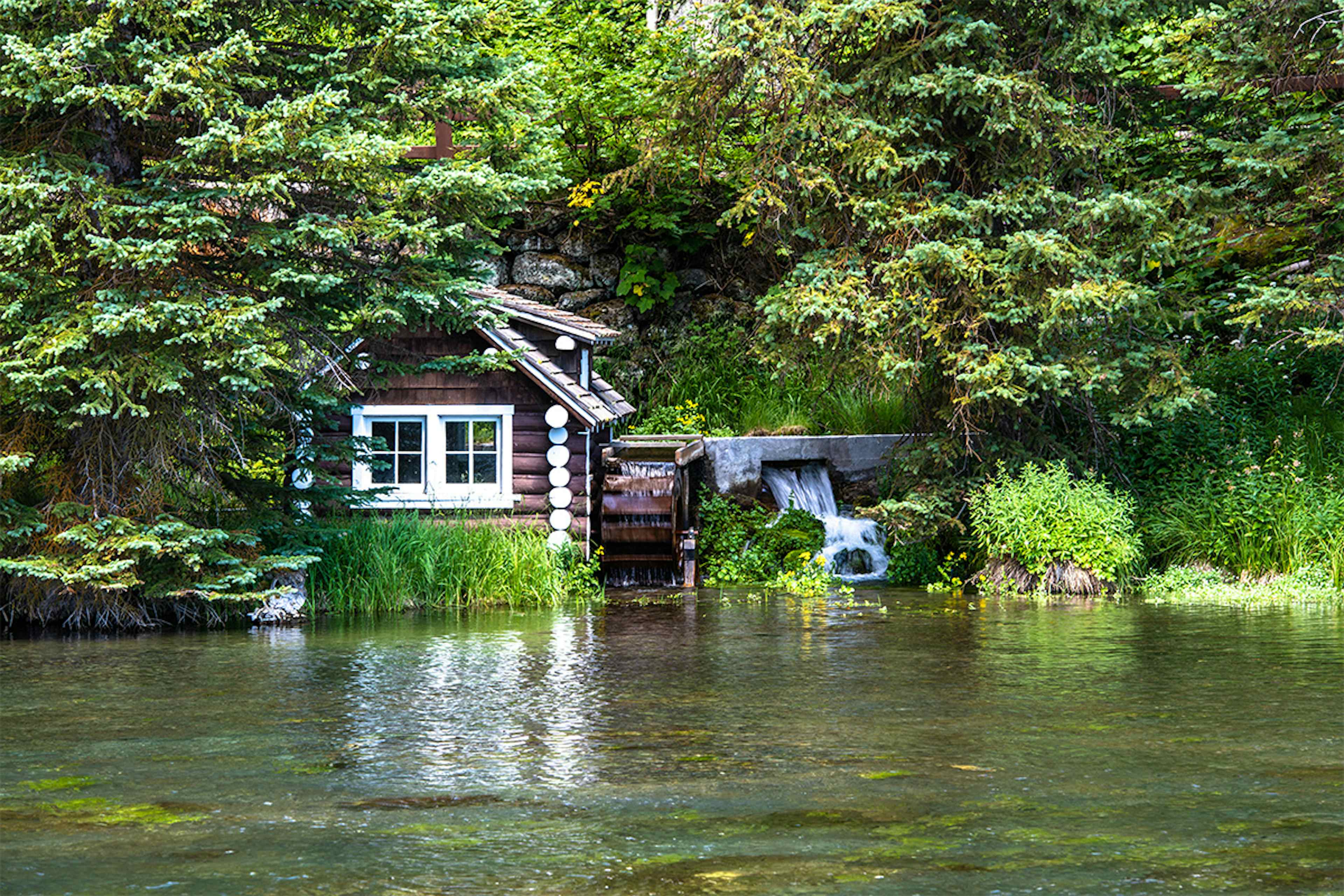 Johnny Sack's Cabin in Harriman State Park in Island Park, ID, a part of Yellowstone Teton Territory in Eastern Idaho.