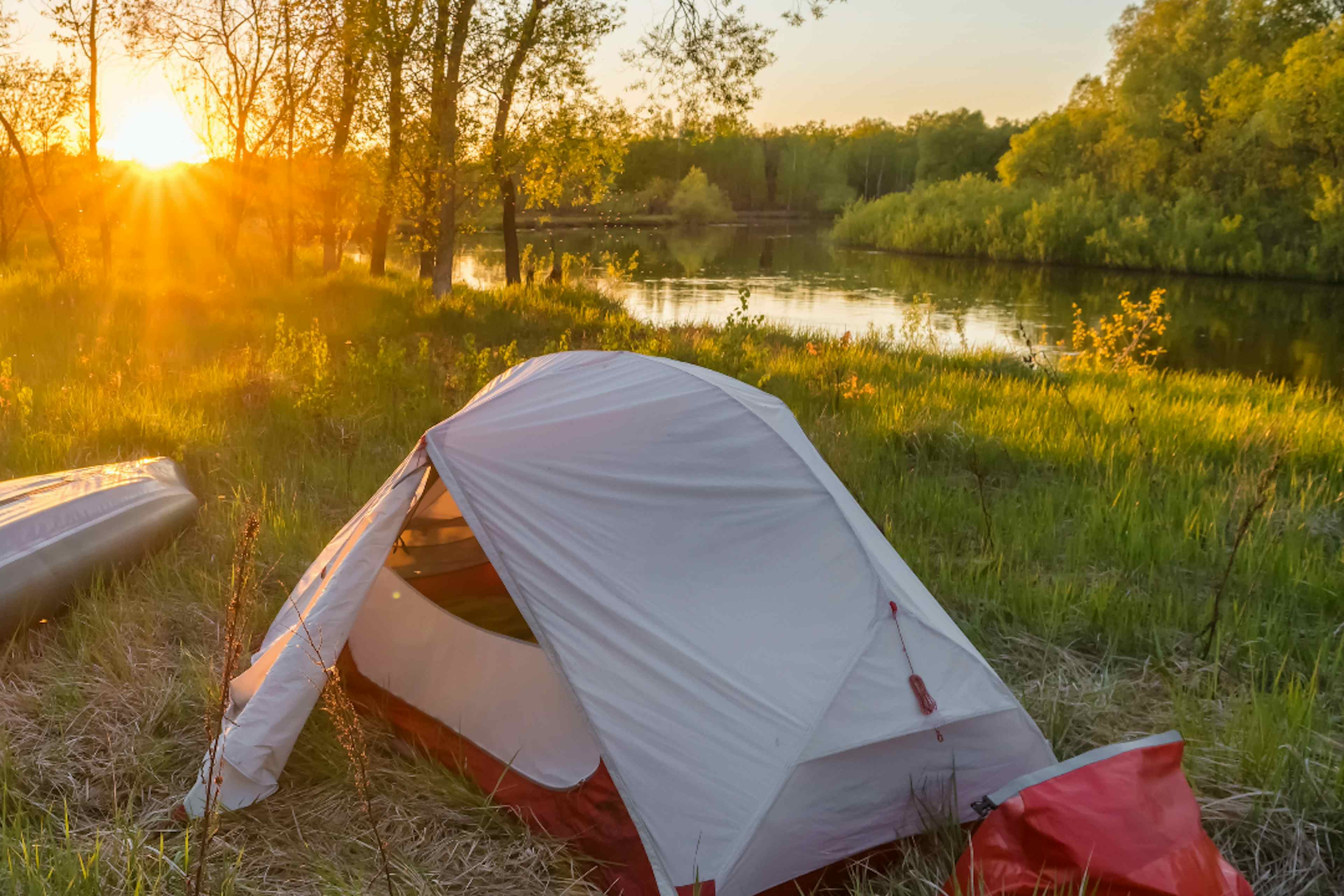 Camping in Swan Valley, Idaho in Eastern Idaho, a part of Yellowstone Teton Territory.
