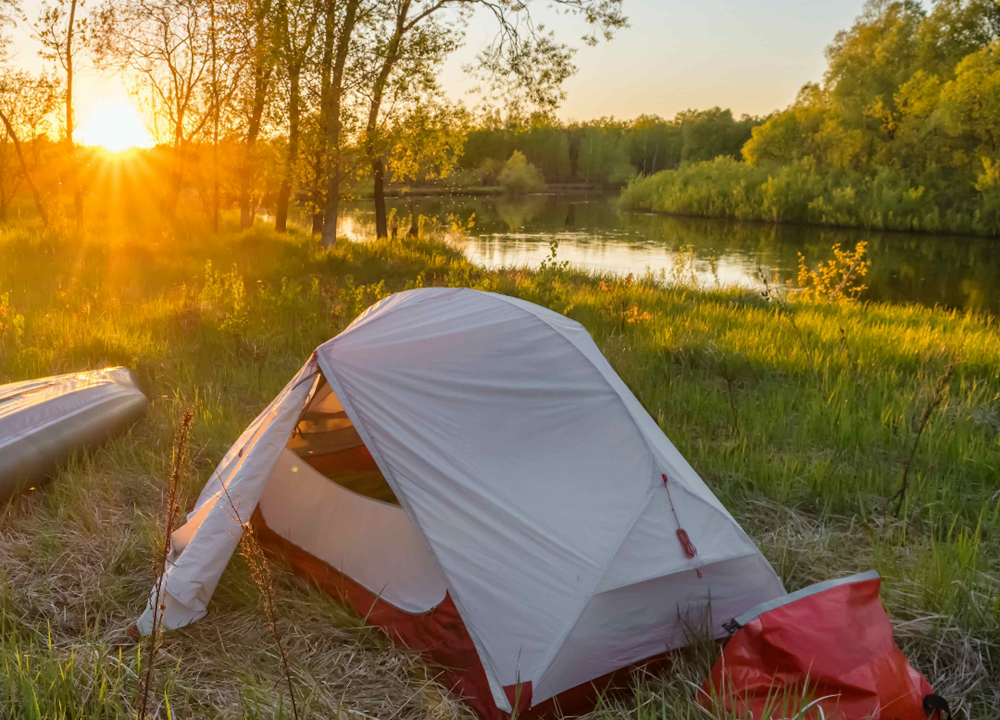 Camping in Swan Valley, Idaho in Eastern Idaho, a part of Yellowstone Teton Territory.