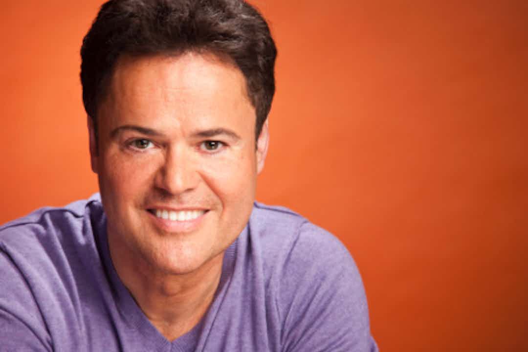 Headshot of Donny Osmund who is performing at Mountain American Center in Idaho Falls.