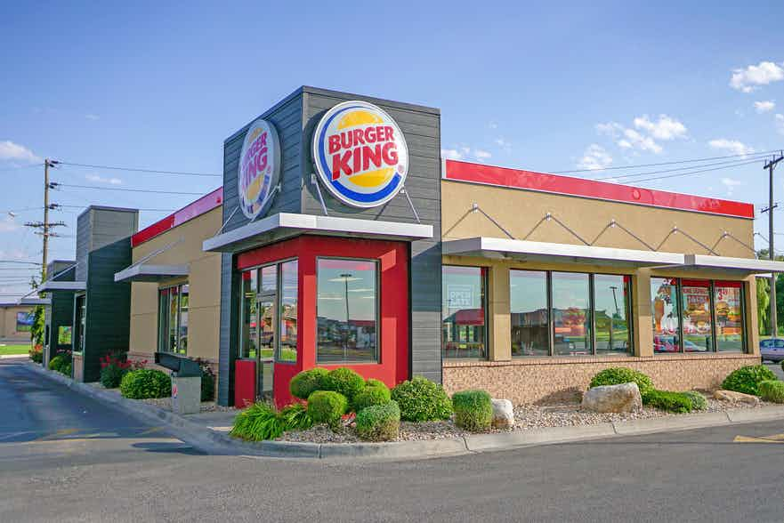 External view of Burger King of Idaho Falls, inside the Yellowstone Teton Territory.