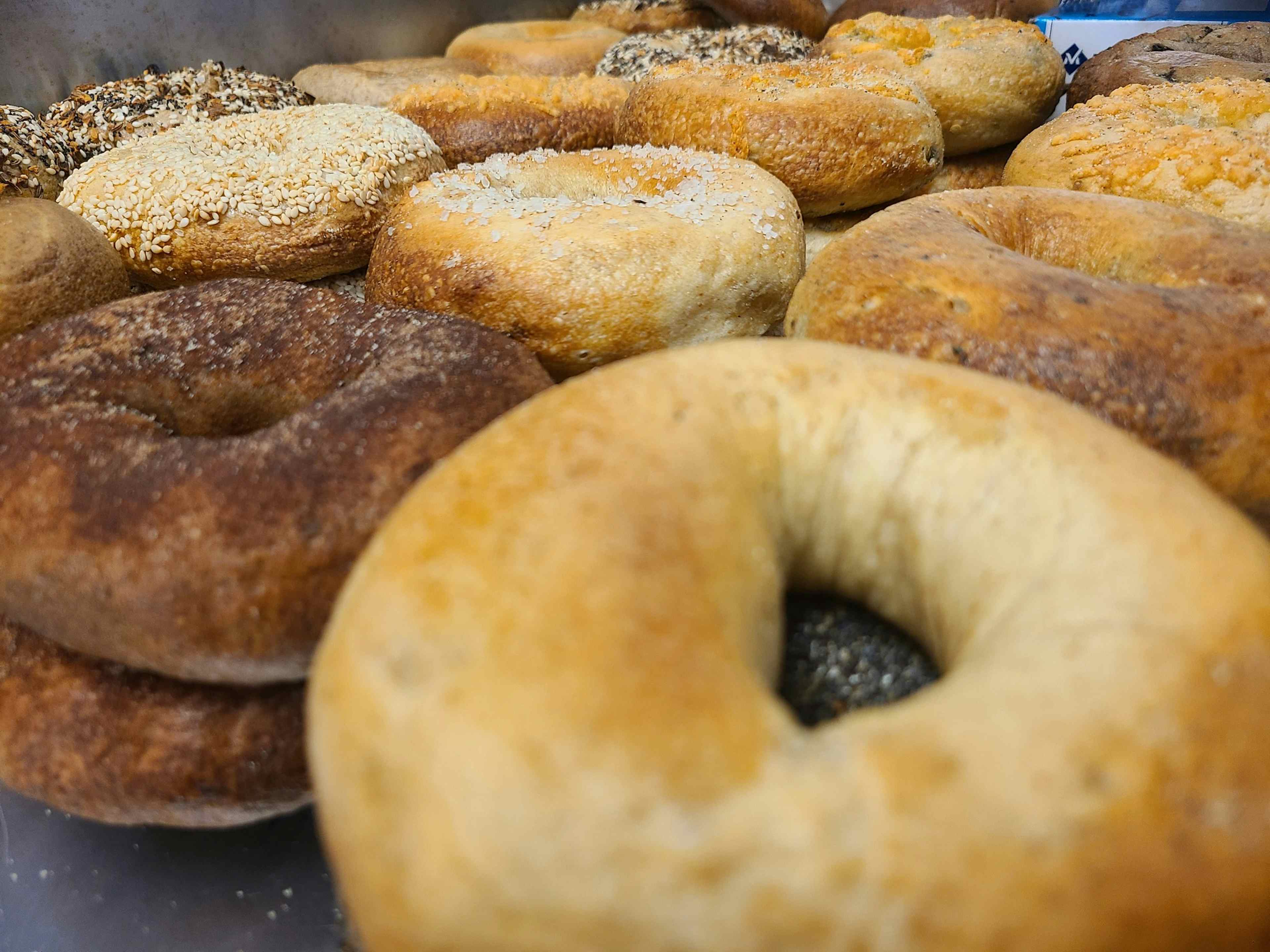 Fresh bagels made daily at Big Hole Bagel and Bistro in Driggs of the Yellowstone Teton Territory. 