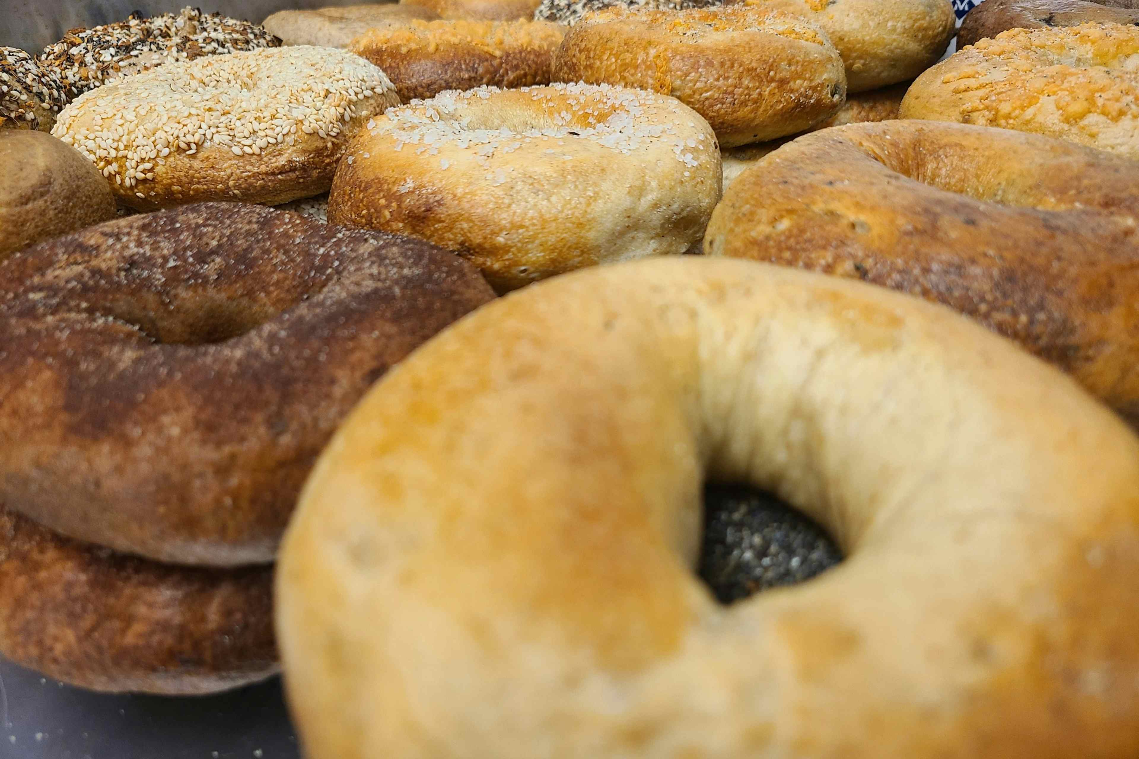 Fresh bagels made daily at Big Hole Bagel and Bistro in Driggs of the Yellowstone Teton Territory. 