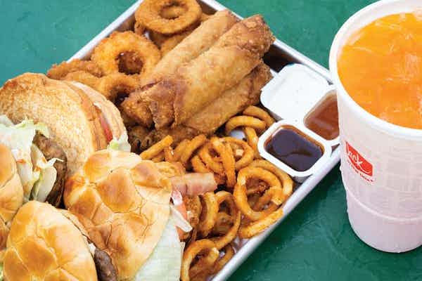Jack in the Box of Idaho Falls: the only place where you can get both egg rolls and burgers in the Yellowstone Teton Territory.