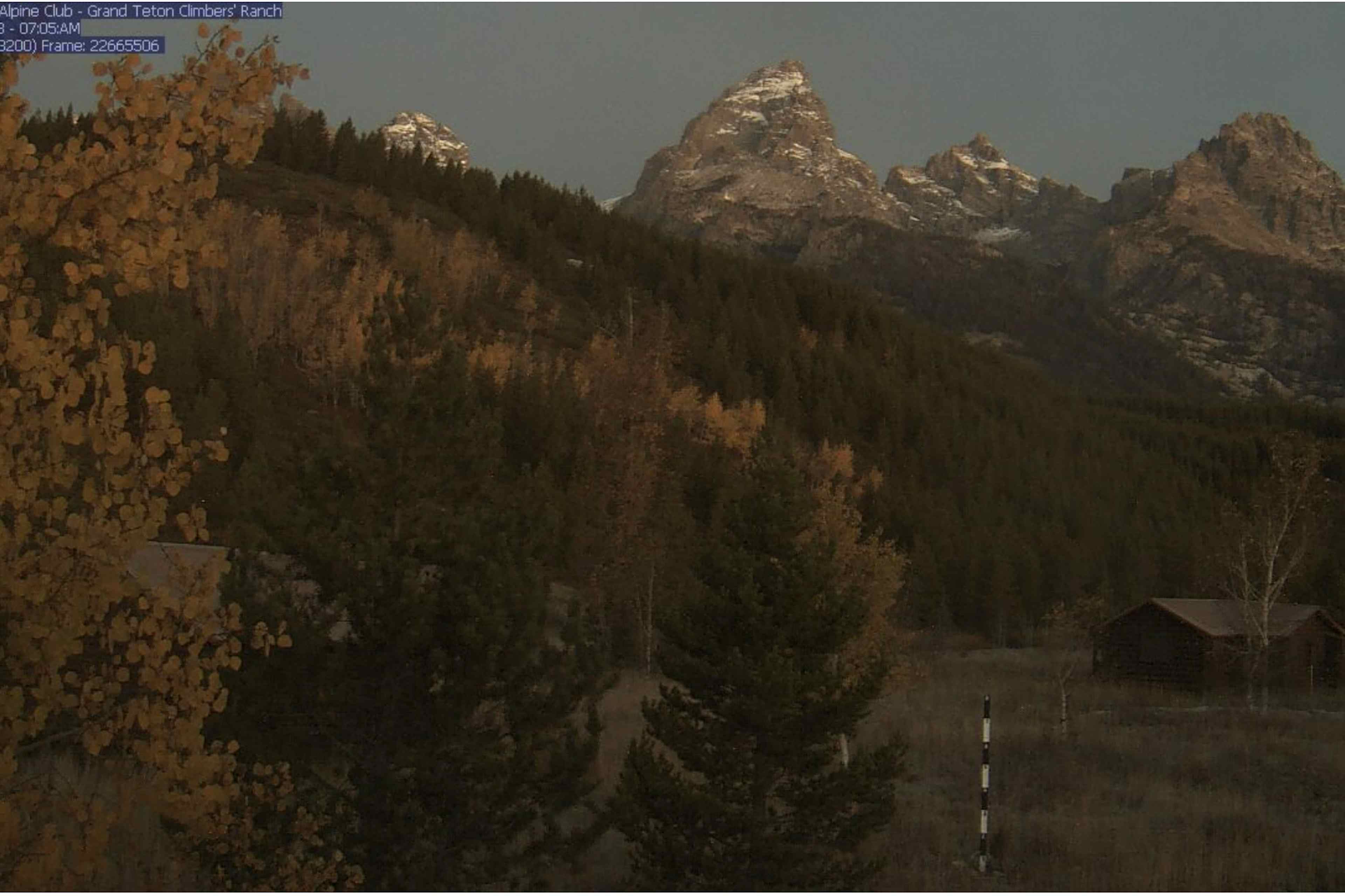 Grand Teton National Park Climber's Ranch webcam
