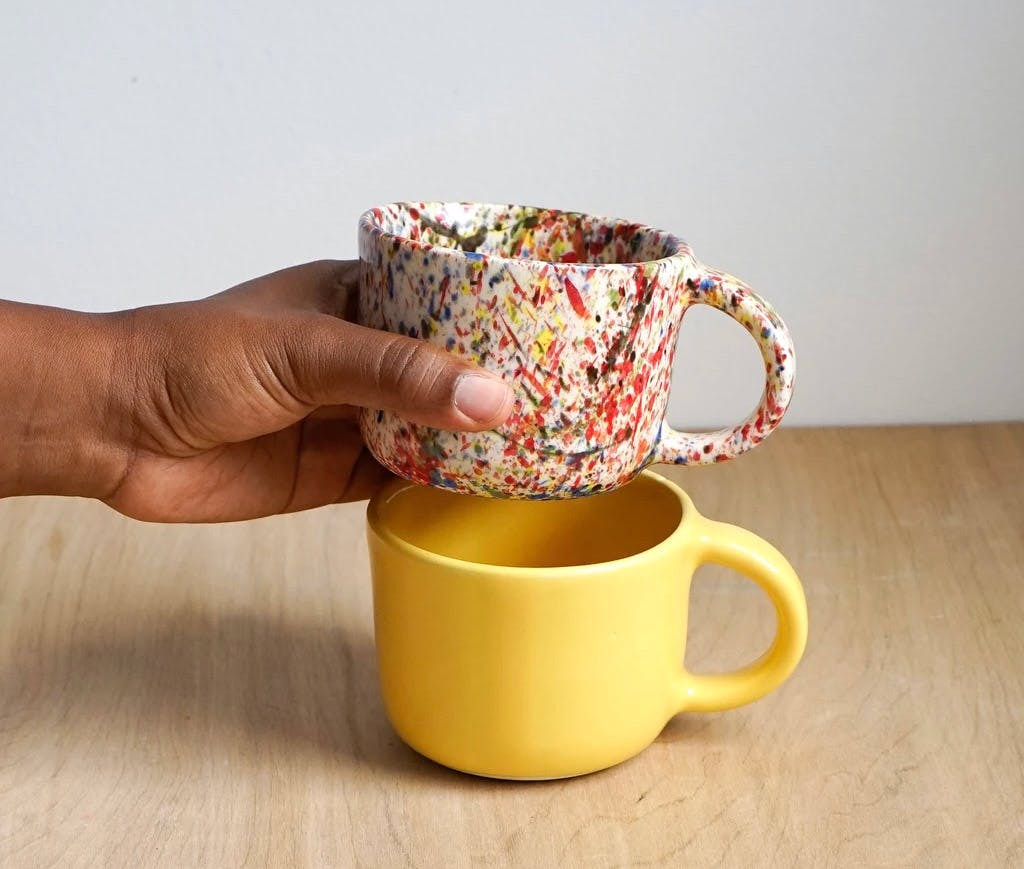 beautiful coffee mugs from Helen Levy, fill them with a Yes Plz coffee subscription