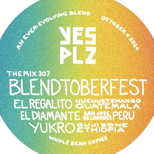 label for current release of freshly roasted coffee beans