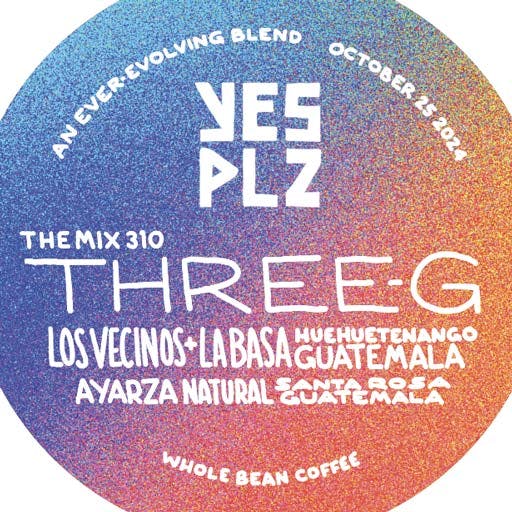 label for current release of freshly roasted coffee beans