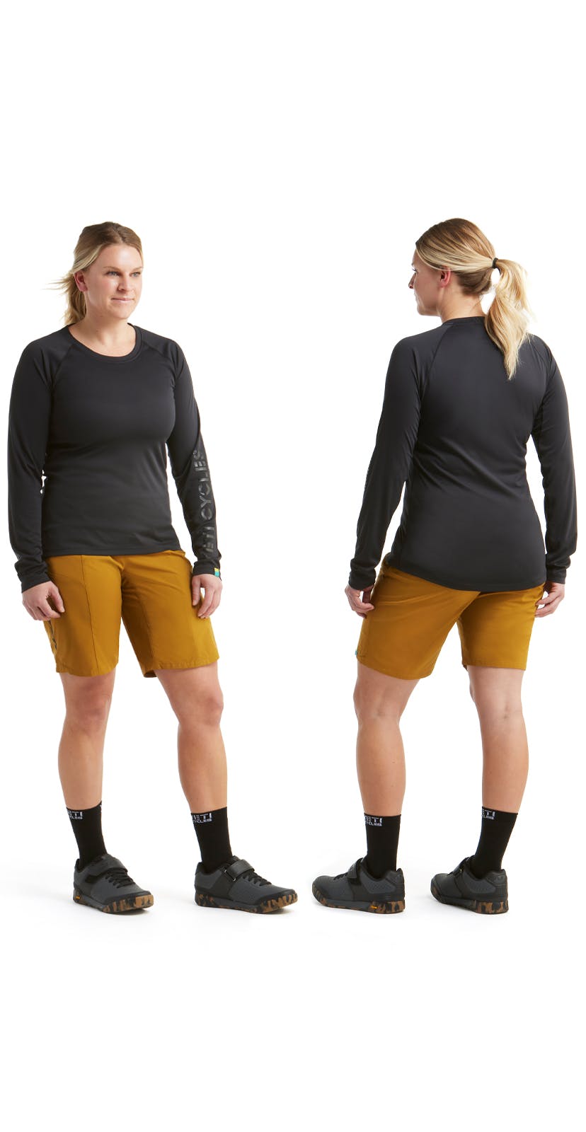W'S Vista L/S Jersey and W'S Palisade Short