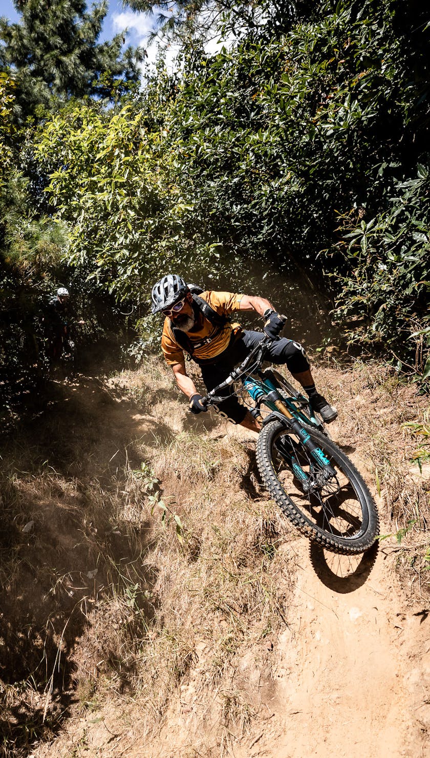 International Gathering Nepal - Rider descending 